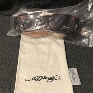 Ed Hardy Designer Sunglasses with Pouch